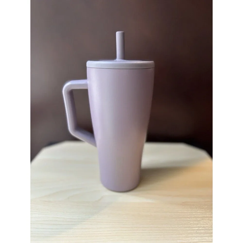 New BrüMate Era 30 oz Straw Tumbler w/ Handle 100% Leakproof (Lilac Dusk)